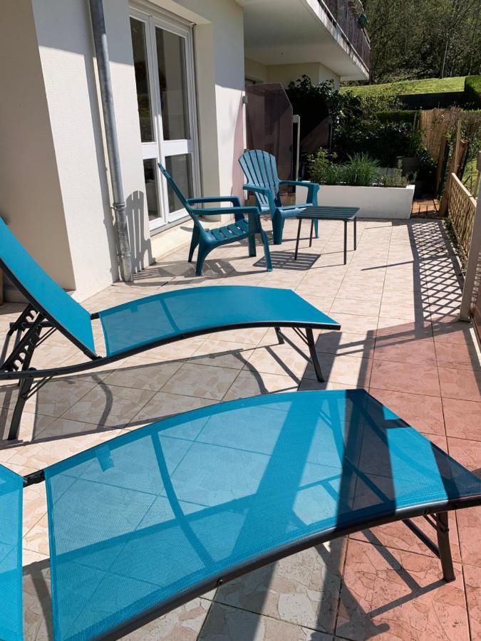 Trouville, Appartement Renove Avec Grande Terrasse Au Calme Exterior foto