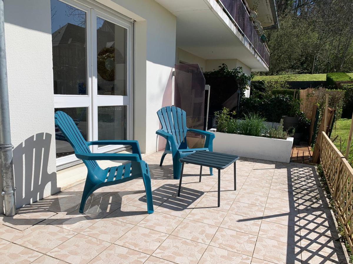Trouville, Appartement Renove Avec Grande Terrasse Au Calme Exterior foto